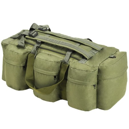 Sac de sport style militaire 3-en-1 45 L Vert olive 