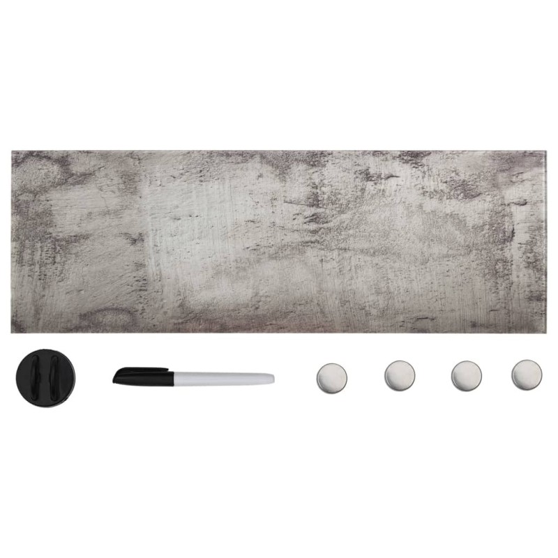 Tableau noir magnétique mural Verre 60x20 cm Tableau noir magnétique mural Verre 60x20 cm