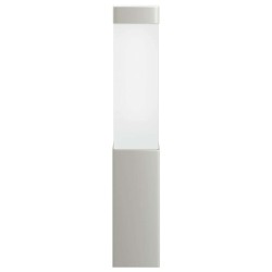 Applique murale extérieure argentée en acier inoxydable IP44 