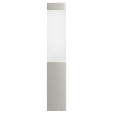 Applique murale extérieure argentée en acier inoxydable IP44 