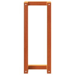 Porte-serviette marron cire 23x18x60 cm bois de pin massif 
