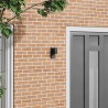 Applique Murale Extérieure Acier Inoxydable Noir IP44 