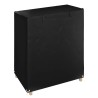 Housse de balancelle 8 œillets 125x90x135/165 cm PE 