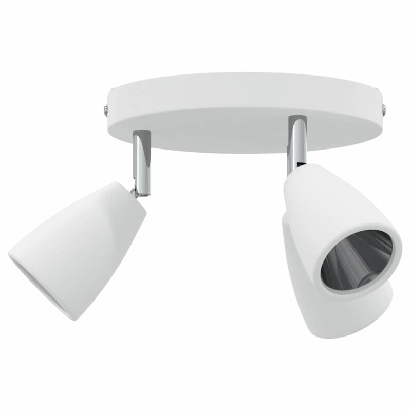 Projecteur de Plafond 3 Voies Réglable Blanc GU10 
