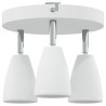 Projecteur de Plafond 3 Voies Réglable Blanc GU10 