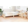 Tapis Shaggy avec dos en latex Crème Ø90 cm 