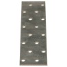 Plaques perforées 60 pcs 2 mm 160x40 mm acier galvanisé 