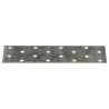 Plaques perforées 60 pcs 2 mm 160x40 mm acier galvanisé 