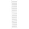 Store zèbre blanc 55x200 cm largeur du tissu 50,9 cm polyester 