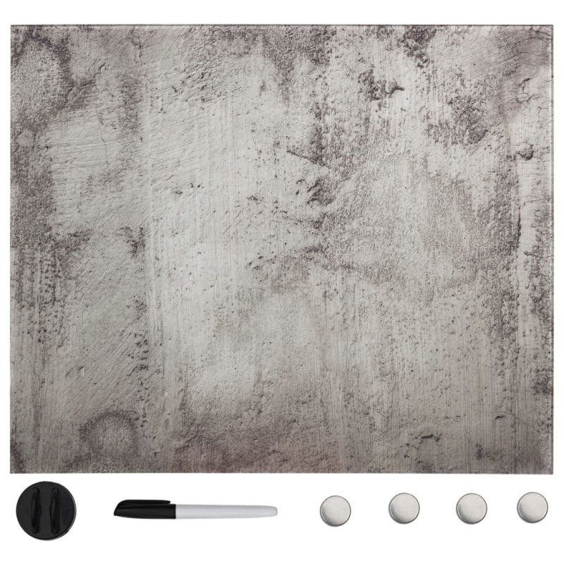 Tableau noir magnétique mural Verre 60x60 cm Tableau noir magnétique mural Verre 60x60 cm