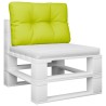 Coussin de palette vert vif 50x40x12 cm tissu 