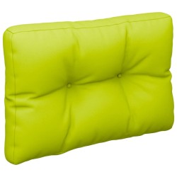 Coussin de palette vert vif 50x40x12 cm tissu 