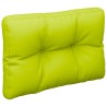 Coussin de palette vert vif 50x40x12 cm tissu 