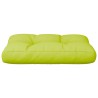 Coussin de palette vert vif 50x40x12 cm tissu 