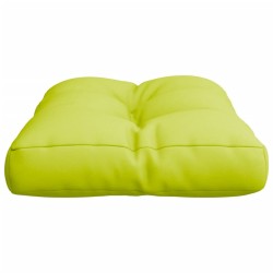 Coussin de palette vert vif 50x40x12 cm tissu 