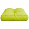 Coussin de palette vert vif 50x40x12 cm tissu 