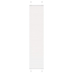 Store plissé blanc 50x200 cm largeur du tissu 49,4 cm polyester 