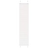 Store plissé blanc 50x200 cm largeur du tissu 49,4 cm polyester 