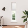 Store plissé blanc 50x200 cm largeur du tissu 49,4 cm polyester 