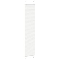 Store plissé blanc 50x200 cm largeur du tissu 49,4 cm polyester 