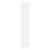 Store plissé blanc 50x200 cm largeur du tissu 49,4 cm polyester 