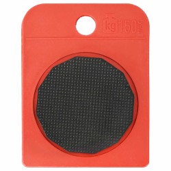 Roulettes pour meubles 8 pièces avec élévateurs Rouge 9,8 x 7,5 x 3 cm 150 kg 