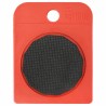 Roulettes pour meubles 8 pièces avec élévateurs Rouge 9,8 x 7,5 x 3 cm 150 kg 