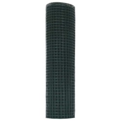 Clôture en fil métallique soudé Verte 0.4x10 m en acier 