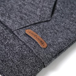 Sweat-shirt à capuche fermeture éclair enfants gris mélangé 140 