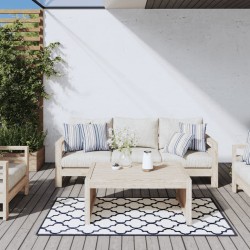 Tapis d'extérieur 80x150 cm design réversible 