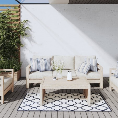 Tapis d'extérieur 80x150 cm design réversible 
