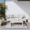 Tapis d'extérieur 80x150 cm design réversible 