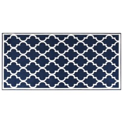 Tapis d'extérieur 80x150 cm design réversible 