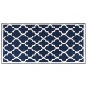 Tapis d'extérieur 80x150 cm design réversible 
