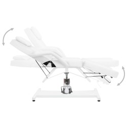 Table de massage Blanc 180x62x(87-112) cm 