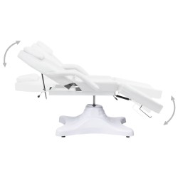 Table de massage Blanc 180x62x(86,5-118) cm 