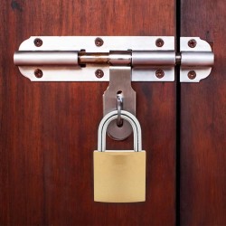 U Lock avec Clés 2 pcs Laiton Fer 