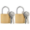 U Lock avec Clés 2 pcs Laiton Fer 