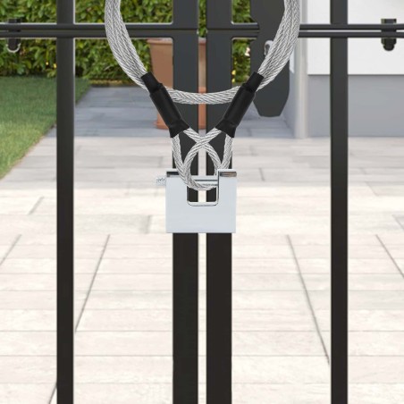 Verrou Argenté Acier 