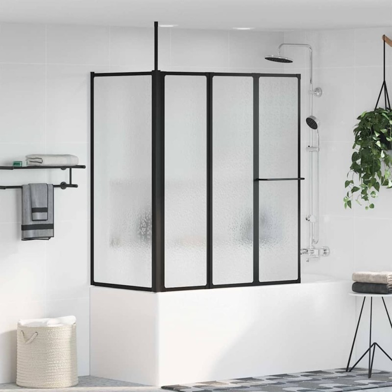 Paroi de douche Blanc 120 x 70 x 137 cm Aluminium 