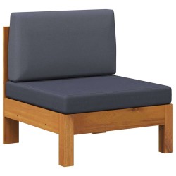 Ensemble de Canapés avec coussin 4 pcs Naturel et Noir 473647473647