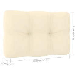 Ensemble de Canapés avec coussin 4 pcs Naturel et Noir 473650473650