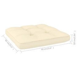Ensemble de Canapés avec coussin 4 pcs Naturel et Noir 473650473650