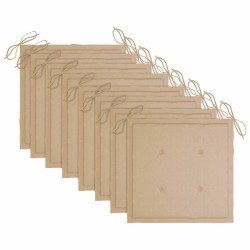 Ensemble de canapés d'extérieur 19 pcs Naturel et Noir 473696473696