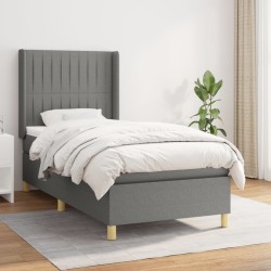 Canapé de jardin avec coussin Beige et gris polyrotin 473807473807