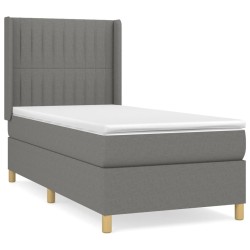 Canapé de jardin avec coussin Beige et gris polyrotin 473807473807