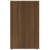 Armoire murale de salle de bain BODO blanc et marron 44x30x60cm 473847473847