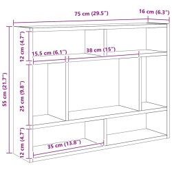 Ensemble d'armoires de salle de bain 4 pcs sonoma gris 474021474021
