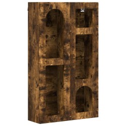 Armoire lavabo de salle de bain chêne marron 91x35x60 cm 474026474026
