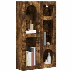 Armoire lavabo de salle de bain chêne marron 91x35x60 cm 474026474026